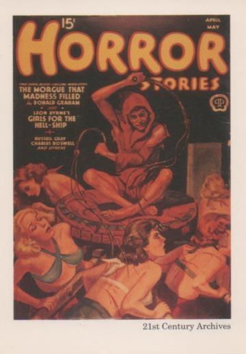 Cromo E001991: Cards. Women in Terror nº 48, Horror Stories