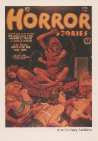 Cromo E001991: Cards. Women in Terror nº 48, Horror Stories