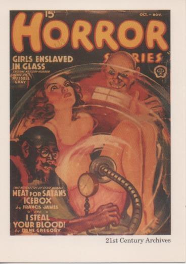 Cromo E001992: Cards. Women in Terror nº 49, Horror Stories