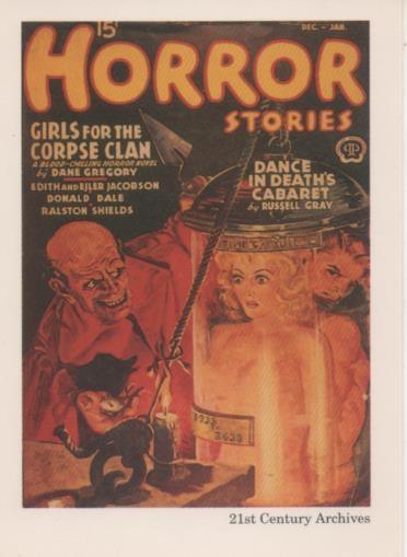 Cromo E001993: Cards. Women in Terror nº 50, Horror Stories