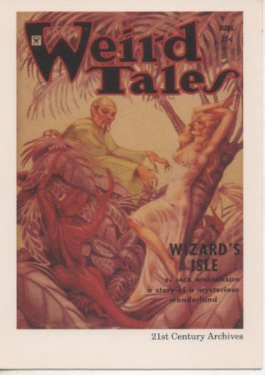 Cromo E002016: Trading Cards.Weird Tales nº 16, Wizard's Isle