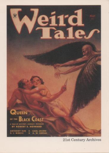 Cromo E002015: Trading Cards. Weird Tales nº 15, Qyueen of the Black Coast