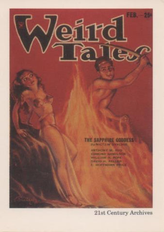 Cromo E002012: Trading Cards. Weird Tales nº 12. The Sapphire Goddes
