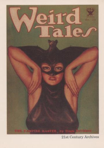 Cromo E002008: Trading Cards. Weird Tales nº 8. The Vampire Master