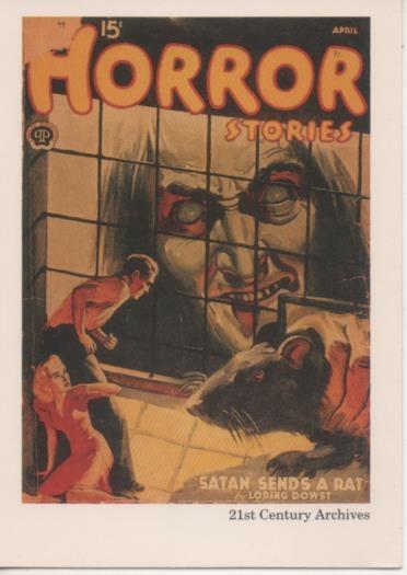 Cromo E001998: Cards. Women in Terror nº 55, Horror Stories