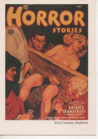 Cromo E001997: Cards. Women in Terror nº 54, Horror Stories