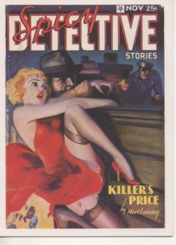 Cromo E001924: Cards. Bizarre Detective nº 16, Spicy Detective Stories