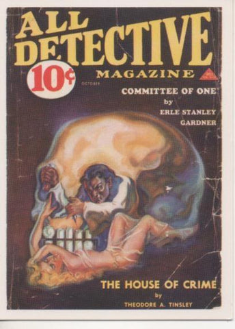 Cromo E001923: Cards. Bizarre Detective nº 15 All Detective Magazine