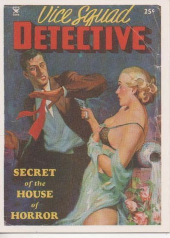 Cromo E001922: Cards. Bizarre Detective nº 14, Secret of trhe House of Terror