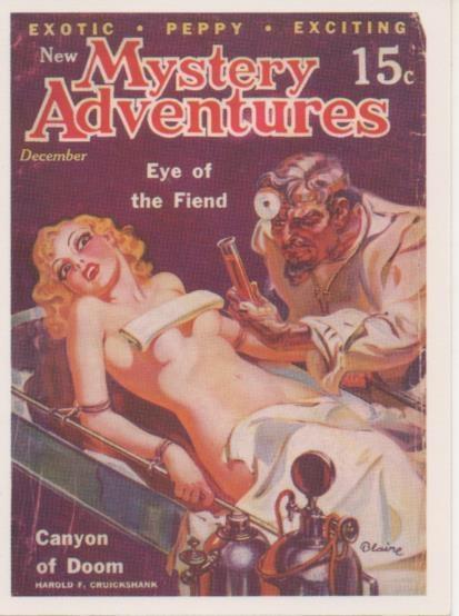 Cromo E001921: Cards. Bizarre Detective nº 13, Eye of the Fiend-Canyon of Doom