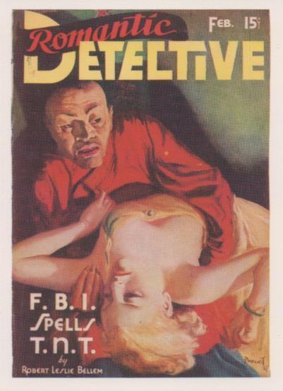 Cromo E001918: Cards. Bizarre Detective nº 10, F.B.I. Spells T.N.T