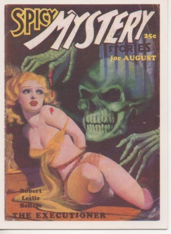 Cromo E001917: Cards. Bizarre Detective nº 9, The Executioner