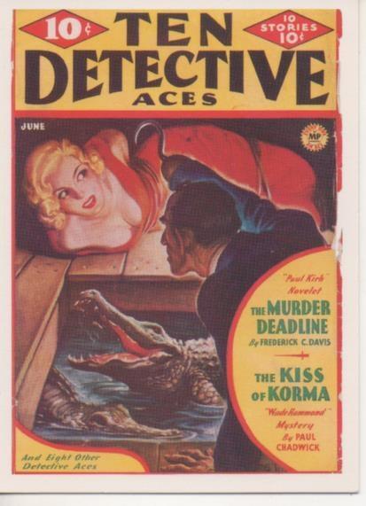 Cromo E001912: Cards. Bizarre Detective nº 4, The Murder Deadline-  the Kiss of Korma
