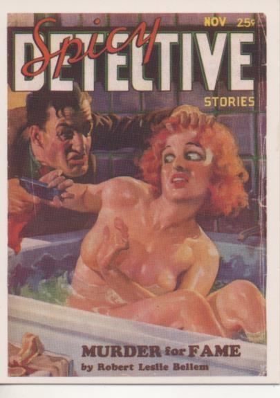Cromo E001911: Cards. Bizarre Detective nº 3, Murder for Fame