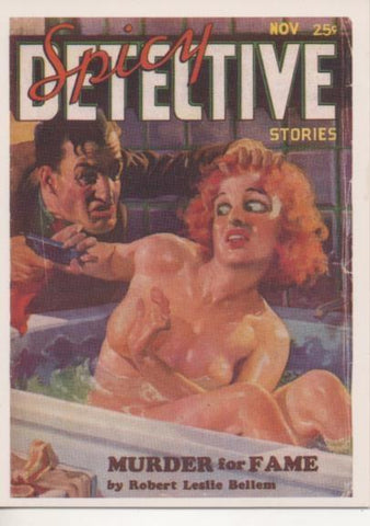 Cromo E001911: Cards. Bizarre Detective nº 3, Murder for Fame