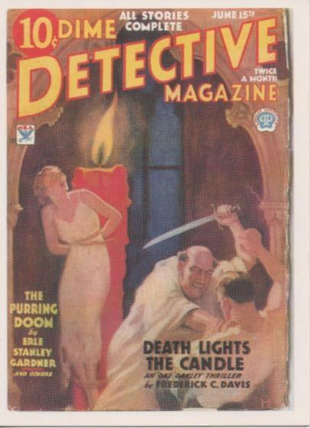 Cromo E001910: Cards. Bizarre Detective, Death Lights the Candle