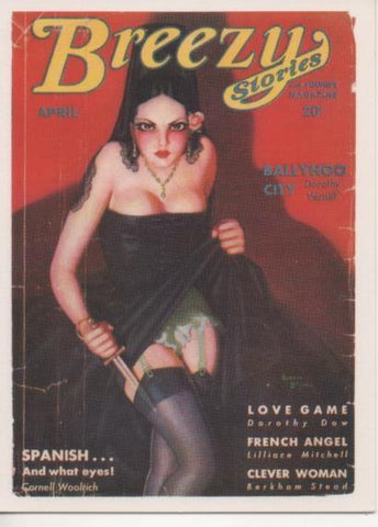 Cromo E001927: Cards. Bizarre Detective nº 19, Breezy Stories