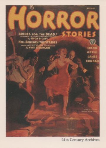 Cromo E001955: Cards. Women in Terror nº 12, Horror Stories