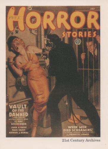 Cromo E001954: Cards. Women in Terror nº 11, Horror Stories