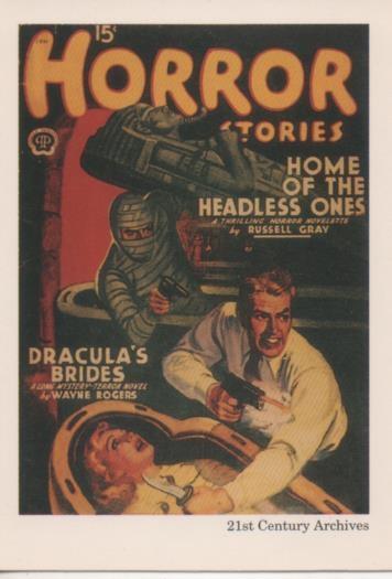 Cromo E001949: Cards. Women in Terror nº 6, Horror Stories