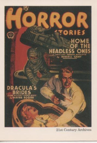 Cromo E001949: Cards. Women in Terror nº 6, Horror Stories