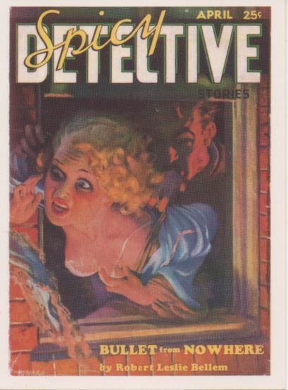 Cromo E001934: Cards. Bizarre Detective nº 27, Spicy Detective Stories