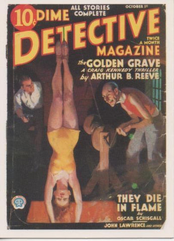 Cromo E001931: Cards .Bizarre Detective nº 24, Dime Detective Magazine