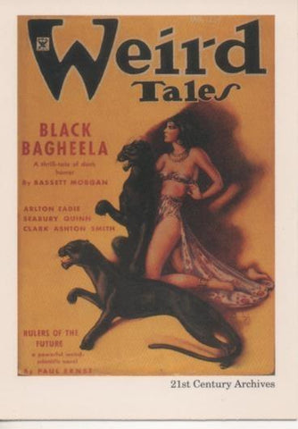 Cromo E002023: Trading Cards. Weird Tales nº 23, Black Bagheela