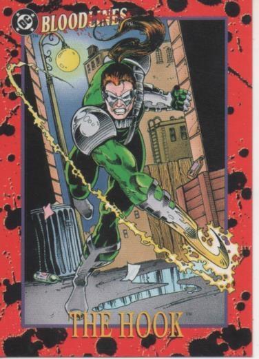 Cromo E002142: Trading Cards. DC Bloodline nº 64. The Hook