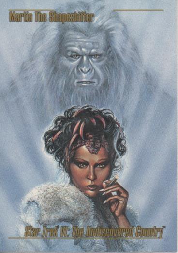 Cromo E002132: Trading Cards. Star Trek VI: The Undiscovered Country nº 67. Martia the Shapeshifter