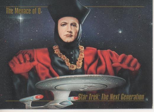 Cromo E002128: Trading Cards. Star Trek: The Next Generation nº 49. The Menace of Q