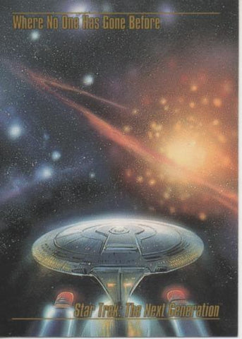 Cromo E002121: Trading Cards. Star Trek: The Next Generation nº 40. Where No One Has Gone Before