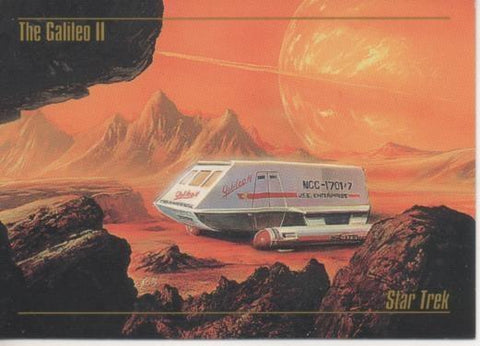 Cromo E002119: Trading Cards. Star Trek: The Next Generation nº 30. The Galileo II