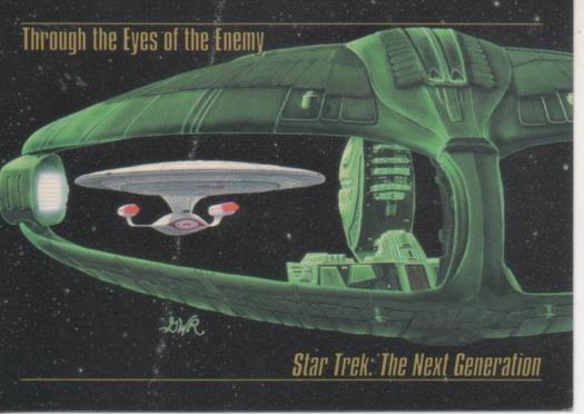 Cromo E002117: Trading Cards. Star Trek: The Next Generation nº 20. Through the Eyes of the Energy