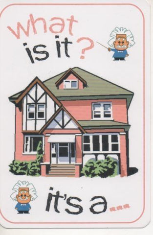 Cromo E001674: Cards.What is it?. House