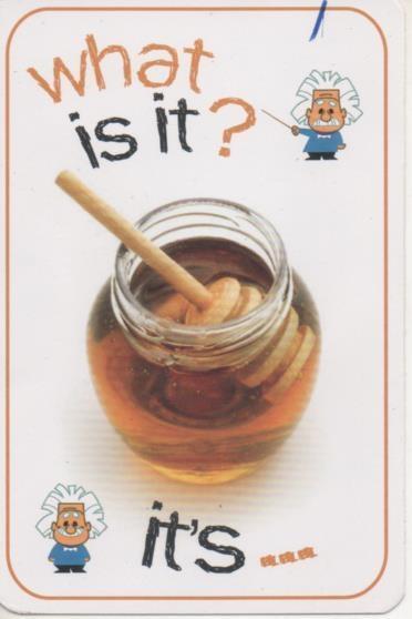 Cromo E001670: Cards.What is it?. Honey