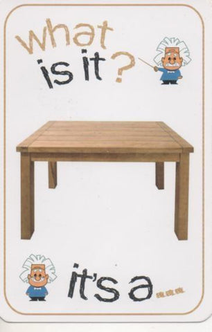 Cromo E001678: Cards. What is it?. Table