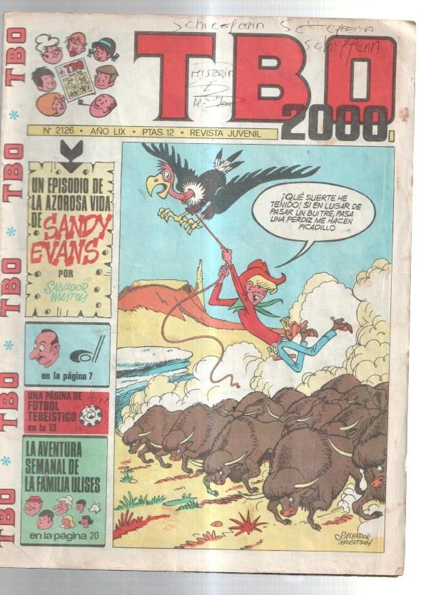 TBO 2000 numero 2126: Sandy Evans (Salvador Mestre)
