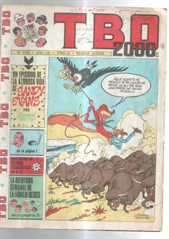 TBO 2000 numero 2126: Sandy Evans (Salvador Mestre)