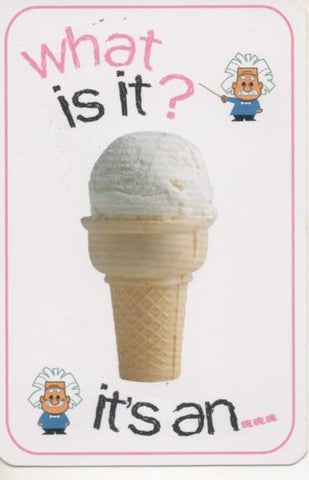 Cromo E001694: Cards. What is it? Ice Cream