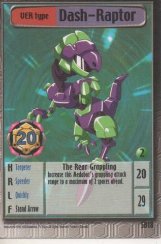 Cromo E001879: Trading Cards. Medabots. Dash-Raptor