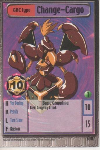 Cromo E001877: Trading Cards. Medabots. Change-Cargo