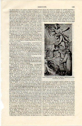 LAMINA V11124: Maria Medianera de todas las gracias