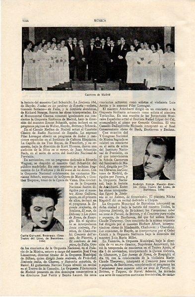 LAMINA V11132: Cantores de Madrid y Carla Gavazzi