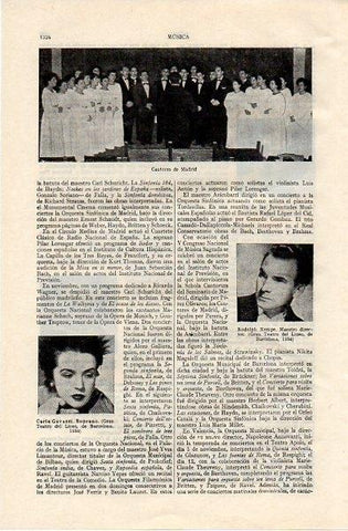 LAMINA V11132: Cantores de Madrid y Carla Gavazzi