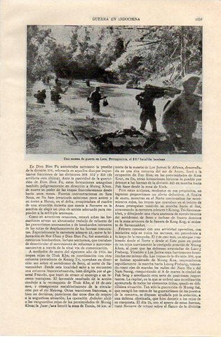 LAMINA V11106: Una escena de guerra en Laos