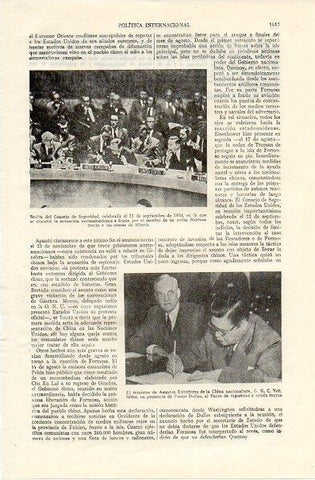 LAMINA V11171: Sesion del Consejo de Seguridad en 1954