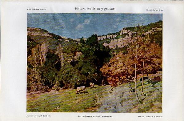LAMINA V11142: Paz en el campo, por Jose Puigdengolas