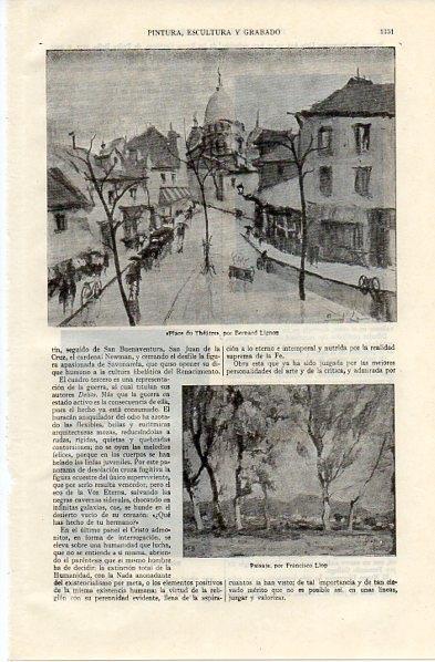 LAMINA V11147: Place du Theatre, por Bernard Lignon