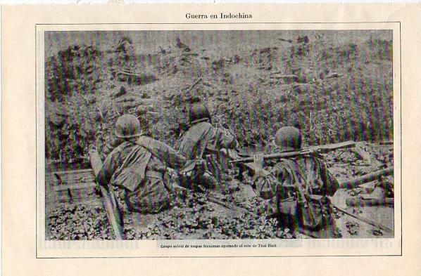 LAMINA V11100: Tropas francesas la guerra de Indochina